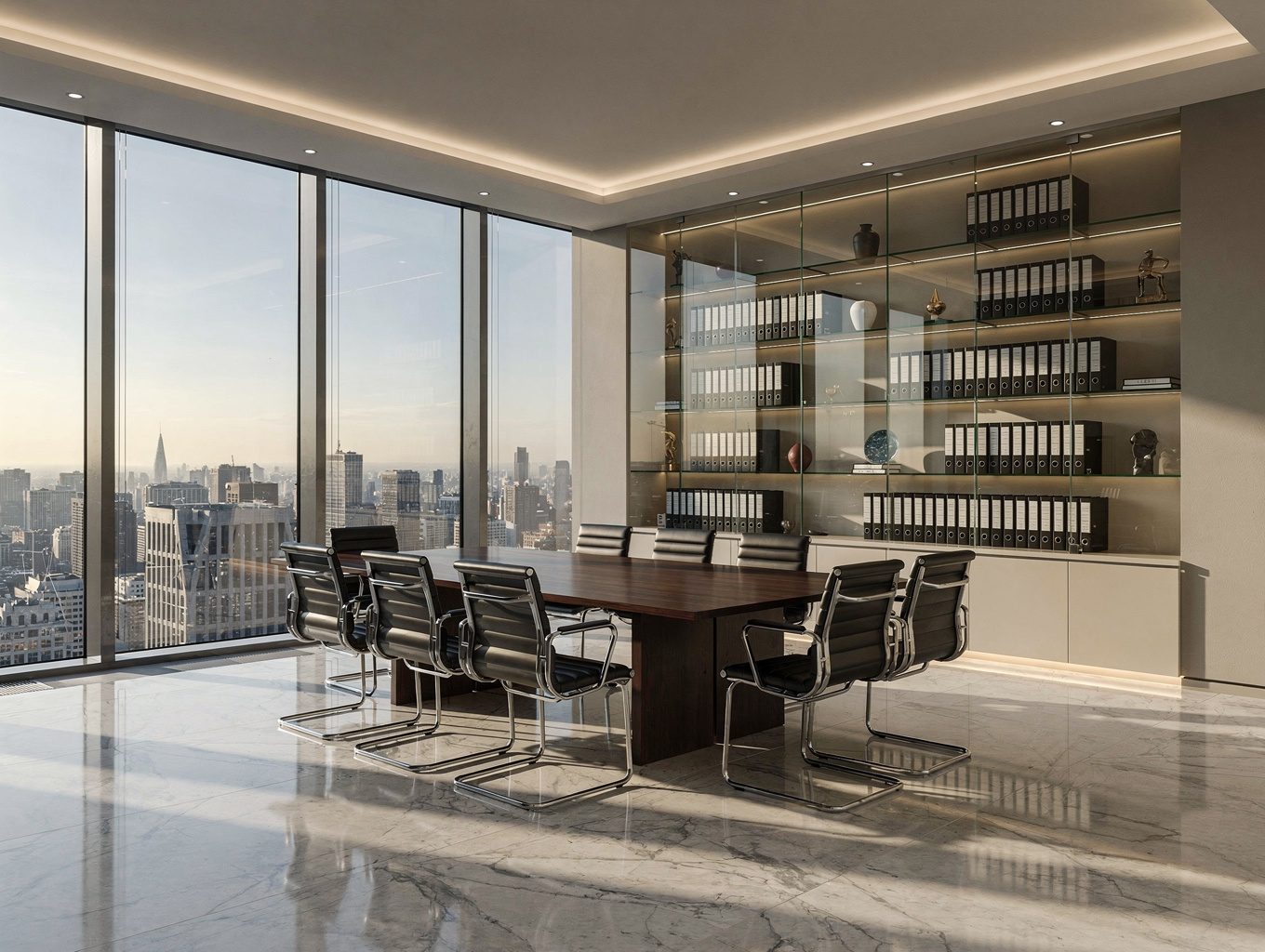 Modern architectural legal office interior